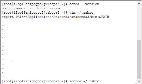 zsh: command not found: conda解决方法