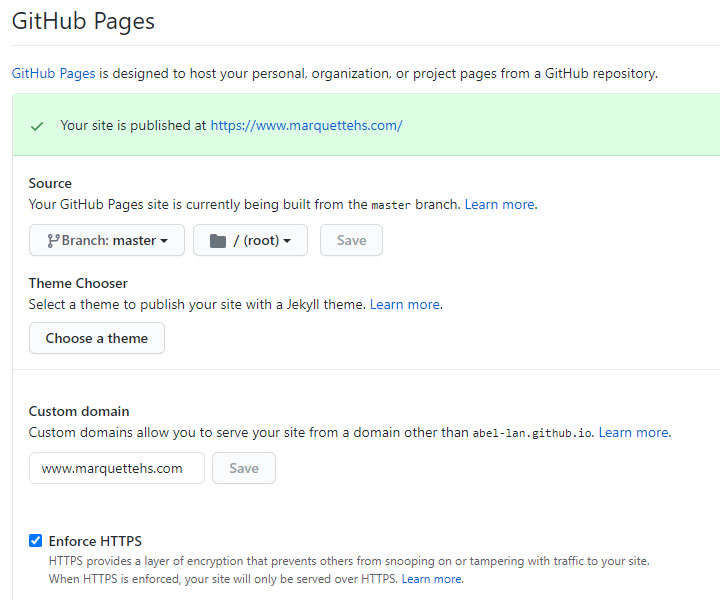 GitHub Pages自定义域名设置
