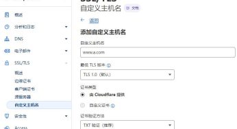 CloudFlare免费CDN加速通过CNAME和IP方式接入（无需修改NS），让CF变的适合国内使用，避免国内访问被墙